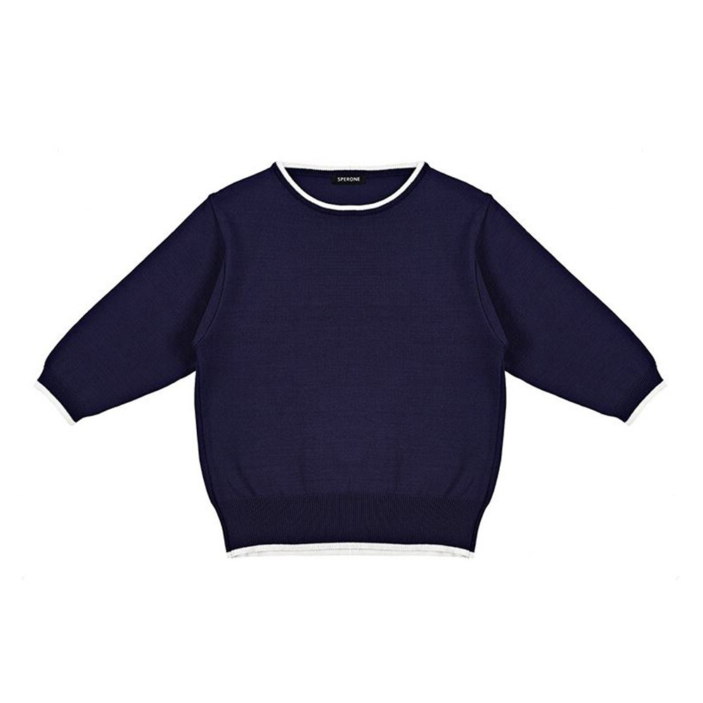 SPERONE Coloration Knit Sleeve [Navy]